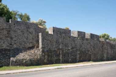 Antik Ambrakya 'nın Arta kalesi, Epirus, Yunanistan' ın panoramik manzarası