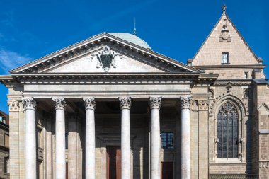 İsviçre 'nin Cenevre şehrinin Panorama' sı