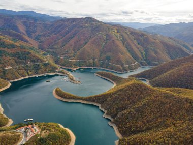 Vacha (Antonivanovtsi) Reservoir, Rodop Dağları, Filibe Bölgesi, Bulgaristan