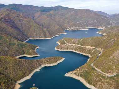 Vacha (Antonivanovtsi) Reservoir, Rodop Dağları, Filibe Bölgesi, Bulgaristan