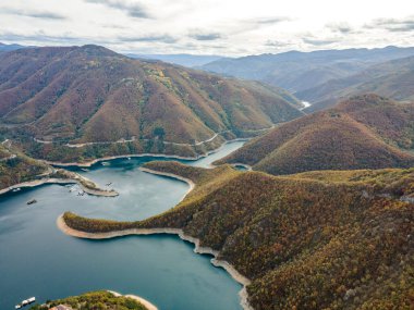 Vacha (Antonivanovtsi) Reservoir, Rodop Dağları, Filibe Bölgesi, Bulgaristan