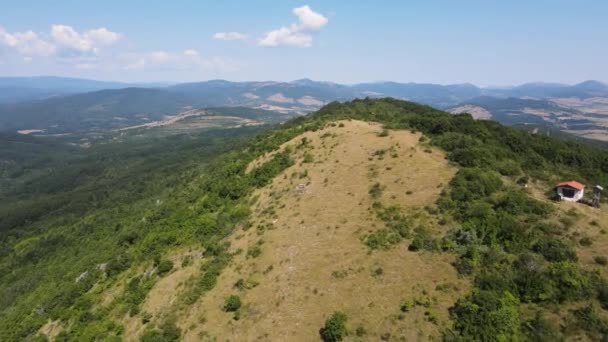 Increíble Paisaje Verano Montaña Rudina Región Pernik Bulgaria — Vídeos de Stock