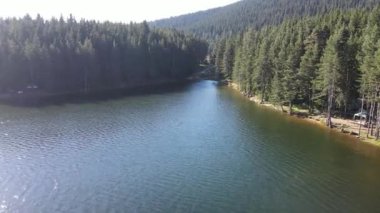 Bulgaristan 'ın Pazardzhik bölgesinin Golyam Beglik Barajı yaz manzarası