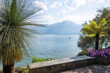 Montreux şehrinin seti, Vaud Kantonu, İsviçre