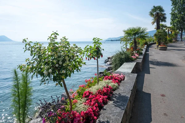 Montreux şehrinin seti, Vaud Kantonu, İsviçre