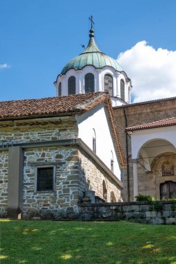 Bulgaristan 'ın başkenti Elena, Veliko Tarnovo' daki 19. yüzyıl evleri