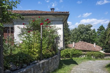 Bulgaristan 'ın başkenti Elena, Veliko Tarnovo' daki 19. yüzyıl evleri