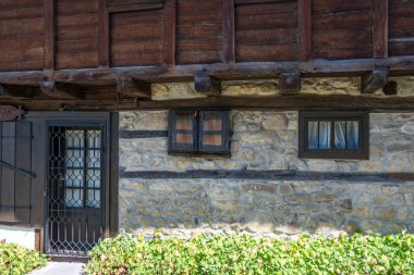 Bulgaristan 'ın başkenti Elena, Veliko Tarnovo' daki 19. yüzyıl evleri