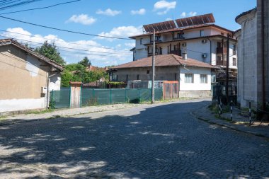 Bulgaristan 'ın başkenti Elena, Veliko Tarnovo' daki 19. yüzyıl evleri