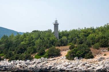 Lefkada, Cephalonia, Ithaca ve Meganisi adaları arasında İyon Denizi 'nin İnanılmaz Denizi