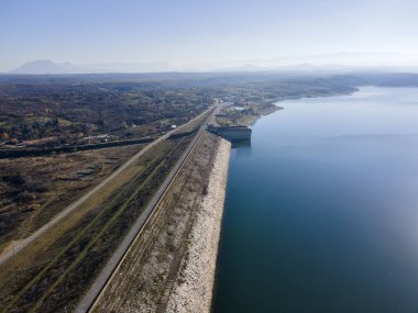 Bulgaristan 'ın Montana Bölgesi, Ogosta Baraj Havalimanı manzarası
