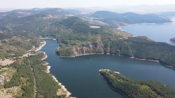 Bulgaristan Kardzhali Barajı Arda Nehri Nin Şaşırtıcı Manzarası — Stok video