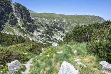 Amazing Summer landscape of Rila Mountain near Malyovitsa hut, Bulgaria