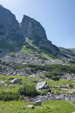 Amazing Summer landscape of Rila Mountain near Malyovitsa hut, Bulgaria
