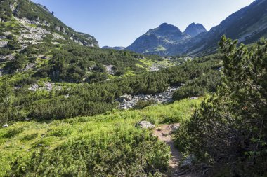 Amazing Summer landscape of Rila Mountain near Malyovitsa hut, Bulgaria