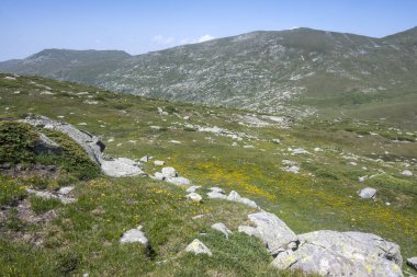 Bulgaristan 'ın Kalin zirvesi yakınlarındaki Rila Dağı' nın İnanılmaz Yaz Manzarası