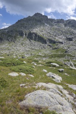 Bulgaristan 'ın Kalin zirvesi yakınlarındaki Rila Dağı' nın İnanılmaz Yaz Manzarası