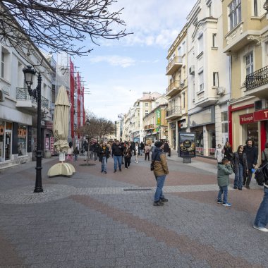 PLOVDIV, BULGARIA - 31 ARALIK 2023: Bulgaristan 'ın Plovdiv kentindeki Knyaz Alexander I.