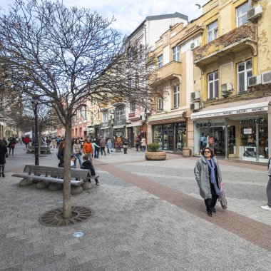 PLOVDIV, BULGARIA - 31 ARALIK 2023: Bulgaristan 'ın Plovdiv kentindeki Knyaz Alexander I.