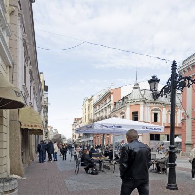 PLOVDIV, BULGARIA - 31 ARALIK 2023: Bulgaristan 'ın Plovdiv kentindeki Knyaz Alexander I.