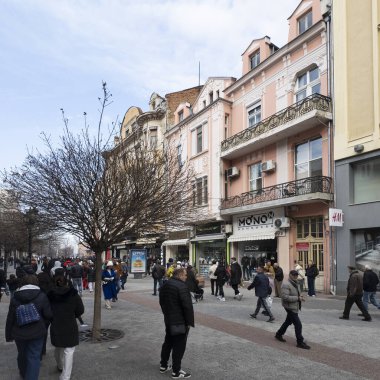 PLOVDIV, BULGARIA - 31 ARALIK 2023: Bulgaristan 'ın Plovdiv kentindeki Knyaz Alexander I.