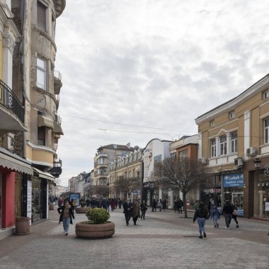 PLOVDIV, BULGARIA - 31 ARALIK 2023: Bulgaristan 'ın Plovdiv kentindeki Knyaz Alexander I.