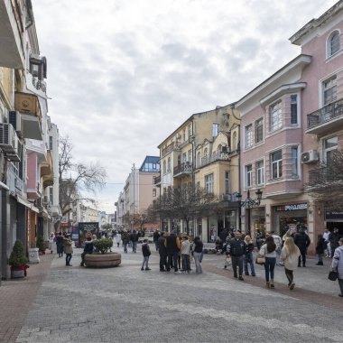 PLOVDIV, BULGARIA - 31 ARALIK 2023: Bulgaristan 'ın Plovdiv kentindeki Knyaz Alexander I.