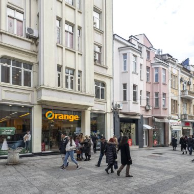 PLOVDIV, BULGARIA - 31 ARALIK 2023: Bulgaristan 'ın Plovdiv kentindeki Knyaz Alexander I.