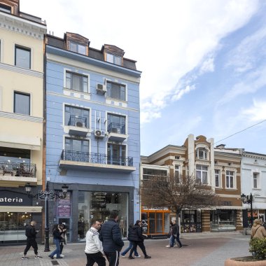 PLOVDIV, BULGARIA - 31 ARALIK 2023: Bulgaristan 'ın Plovdiv kentindeki Knyaz Alexander I.