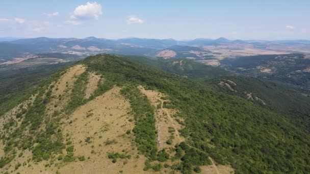 Καταπληκτικό Καλοκαιρινό Τοπίο Του Βουνού Rudina Pernik Region Βουλγαρία — Αρχείο Βίντεο