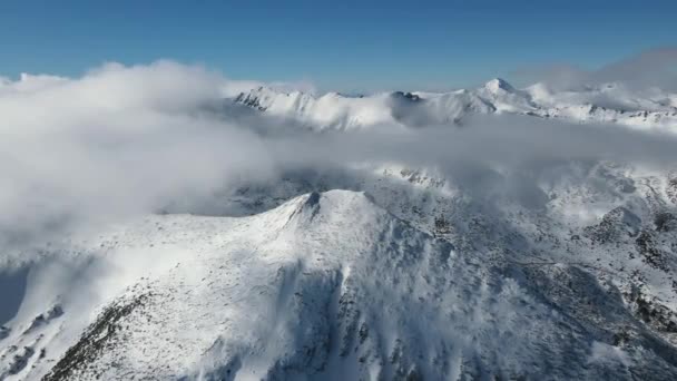 Niesamowity Widok Góry Pirin Pobliżu Szczytu Dzhangal Bułgaria — Wideo stockowe