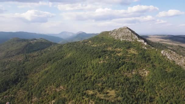 Increíble Paisaje Otoñal Del Pico Dragovski Kamak Montaña Greben Conocido — Vídeos de Stock
