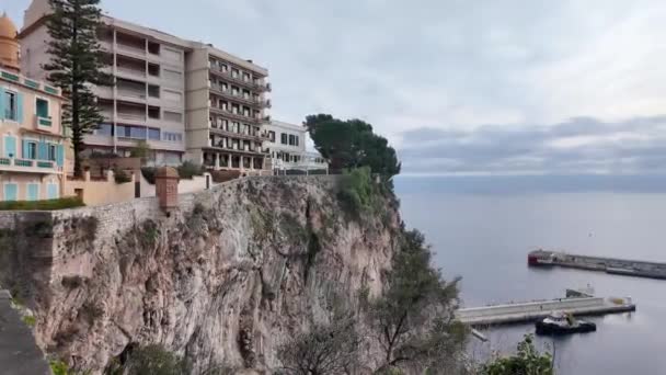 Vue Panoramique Ville Monte Carlo Monaco — Video