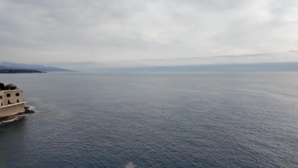 Panoramisch Uitzicht Stad Monte Carlo Monaco — Stockvideo