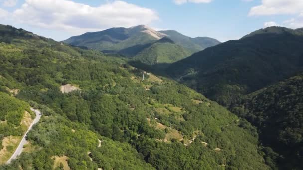 Incroyable Vue Aérienne Montagne Pirin Près Sommet Sveshtnik Bulgarie — Video