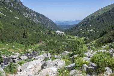 Amazing Summer landscape of Rila Mountain near Malyovitsa hut, Bulgaria
