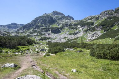Amazing Summer landscape of Rila Mountain near Malyovitsa hut, Bulgaria