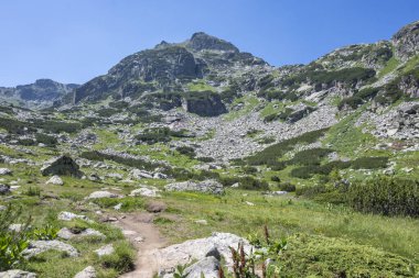 Amazing Summer landscape of Rila Mountain near Malyovitsa hut, Bulgaria