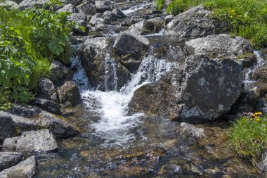Amazing Summer landscape of Rila Mountain near Malyovitsa hut, Bulgaria