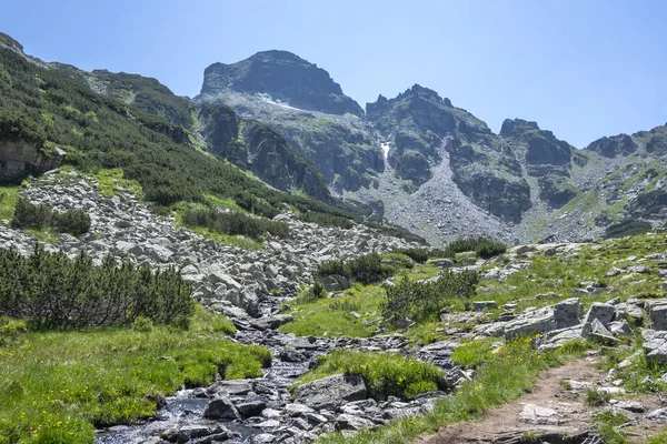 Amazing Summer landscape of Rila Mountain near Malyovitsa hut, Bulgaria