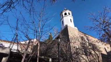 Sokak ve Dokuzuncu Yüzyıl Evleri mimari ve tarihi rezerv Bulgaristan 'ın eski kenti Filibe' de