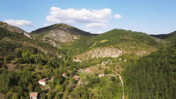 Paysage Automne Incroyable Montagne Greben Près Dragovski Kamak Peak Région — Video