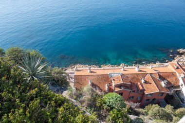 Nice, Provence Alpes-Cote d 'Azur, Fransa' nın panoramik manzarası