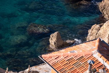 Nice, Provence Alpes-Cote d 'Azur, Fransa' nın panoramik manzarası