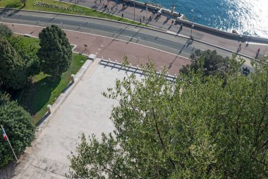 Nice, Provence Alpes-Cote d 'Azur, Fransa' nın panoramik manzarası