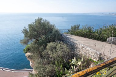 Nice, Provence Alpes-Cote d 'Azur, Fransa' nın panoramik manzarası