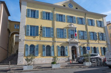 ANTIBES, FRANCE - 29 Ocak 2024: Antibes, Provence Alpes-Cote d 'Azur, Fransa