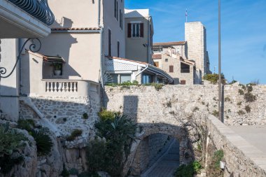 ANTIBES, FRANCE - 29 Ocak 2024: Antibes, Provence Alpes-Cote d 'Azur, Fransa