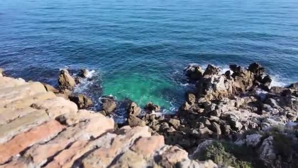 Panorama Del Casco Antiguo Antibes Provenza Alpes Costa Azul Francia — Vídeos de Stock