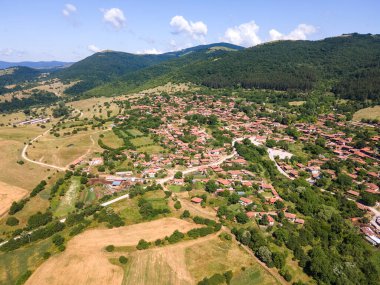 Zheravna köyünün 19 'uncu yüzyıl evleri, Sliven Bölgesi, Bulgaristan